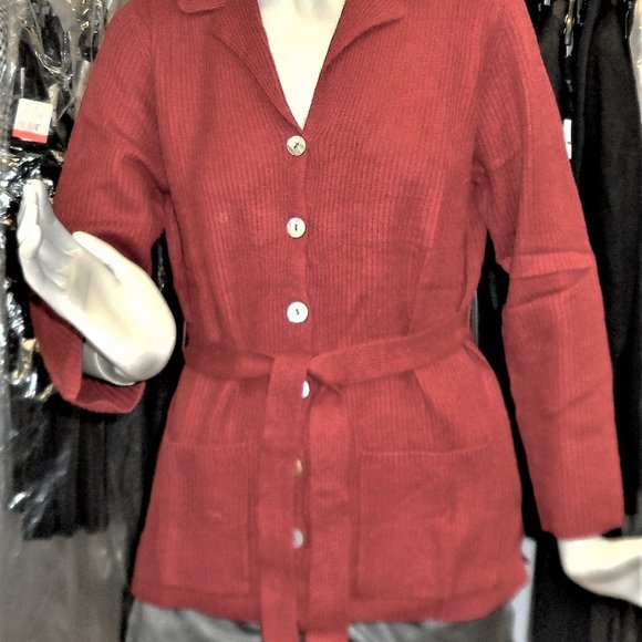 100% CASHMERE JACKETS SWEATERS WITH POCKETS BEUTLER NWT - Picture 2 of 2